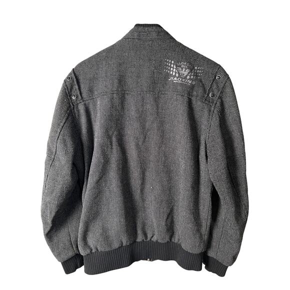 Jiaoxing Raw Ide099 2XL Zip up Gray Men's Jacket - Picture 2 of 6